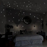 Luminous Wall Stickers Wall Decor Glow In The Dark Star Vinyl Sticker for Kid Room Creative Fluorescent Party Decoration